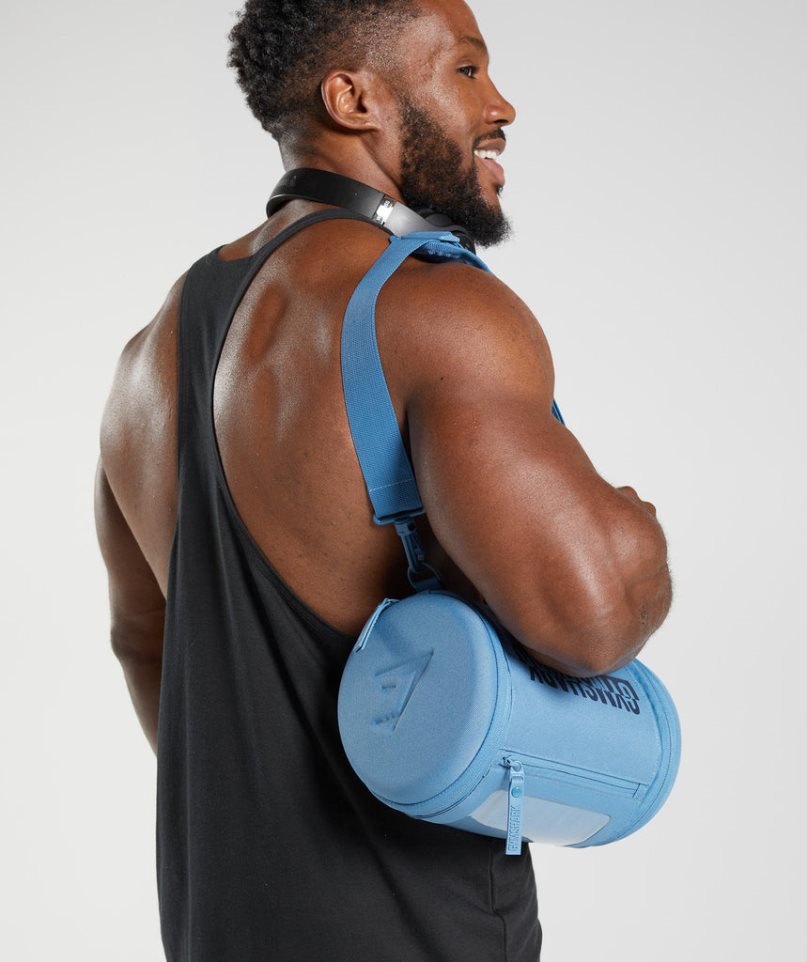 Gymshark Bold Shoulder Bags Blue | CA 1753A8